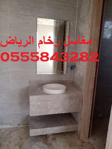  مغاسل رخام , ديكورات مغاسل حمامات جديدة 6