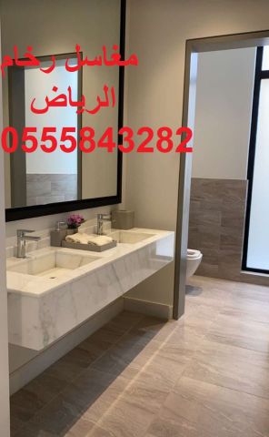 مغاسل رخام , ديكورات مغاسل حمامات جديدة 5