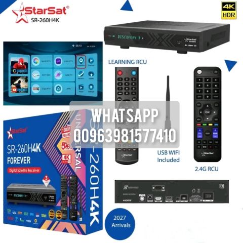 StarSat SR-260H4K UNIVERSAL NEW 2026 3