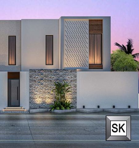 تصميم و تنفيذ واجهات تاون هاوس سلماني في الرياض 2