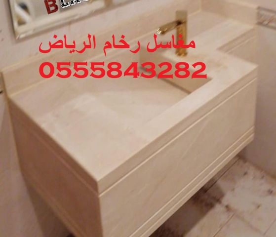  مغاسل رخام , ديكورات مغاسل حمامات جديدة 8