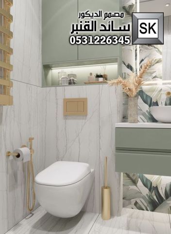 تصميم و تشطيب حمامات و مغاسل فخمة في الرياض 8