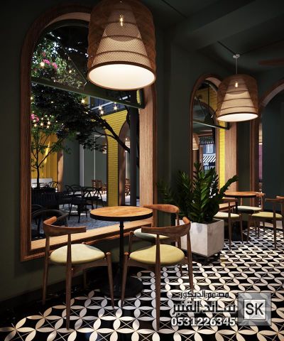 تصميم كافيهات و مطاعم فخمة في الرياض 2