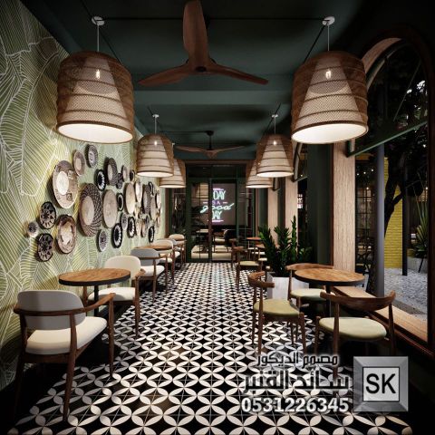 تصميم كافيهات و مطاعم فخمة في الرياض 3