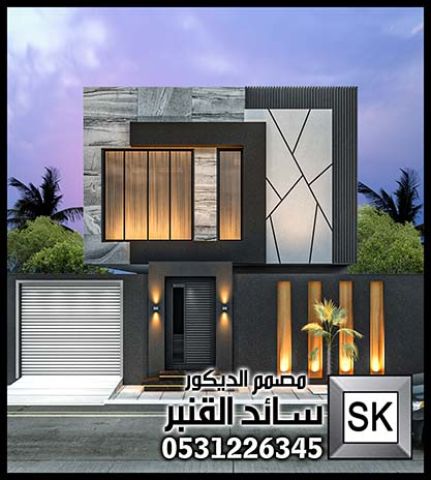 مصمم واجهات فلل و قصور في الرياض 10