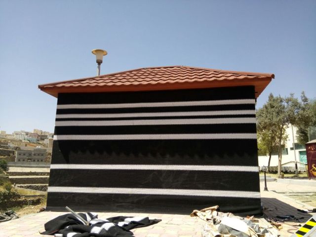  مظلات راقية للفلل والحدائق – قماش PVC ضد الشمس والمطر 6