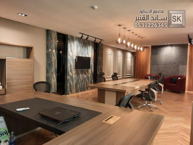 تصميم و تشطيب مكاتب فخمة في الرياض 4