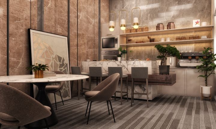 تصميم و تنفيذ لوبي إستقبال فندقي قاخر في السعودية 4