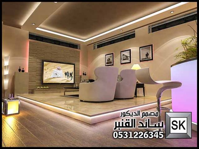 تصميم ديكور مسابح داخلية و قبو ترفيهي في لسعودية 8