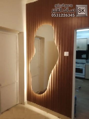 تنفيذ جدران خشب و جبس و جدران تلفاز في السعودية 9