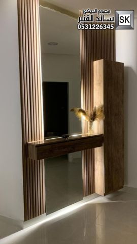 تشطيب جدران مجالس و صالات و جدران تلفاز في السعودية