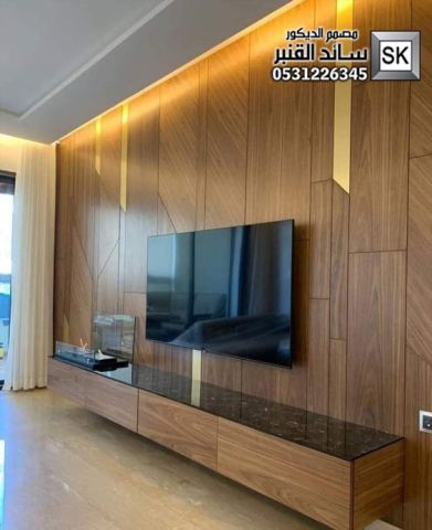 تشطيب جدران مجالس و صالات و جدران تلفاز في السعودية 9