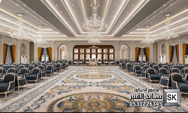 تصميم ثاعة رجال قصر أفراح في السعودية 5