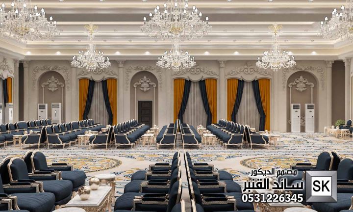 تصميم ثاعة رجال قصر أفراح في السعودية 8