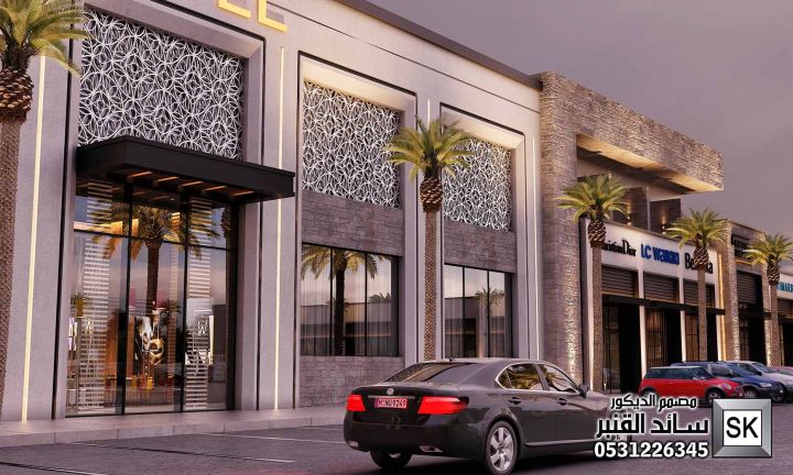 تصميم مجمع محلات و مركز تسوق فاخر في السعودية 9