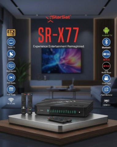 StarSat Satellite Receiver forever New 2026 Android 4k 2