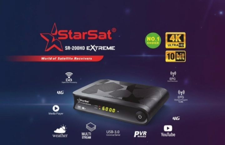 StarSat Satellite Receiver forever New 2026 Android 4k 3