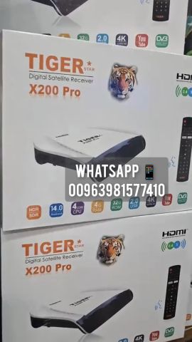 TIGER X200 PRO 4K Satellite Receiver TV Android OS 14
