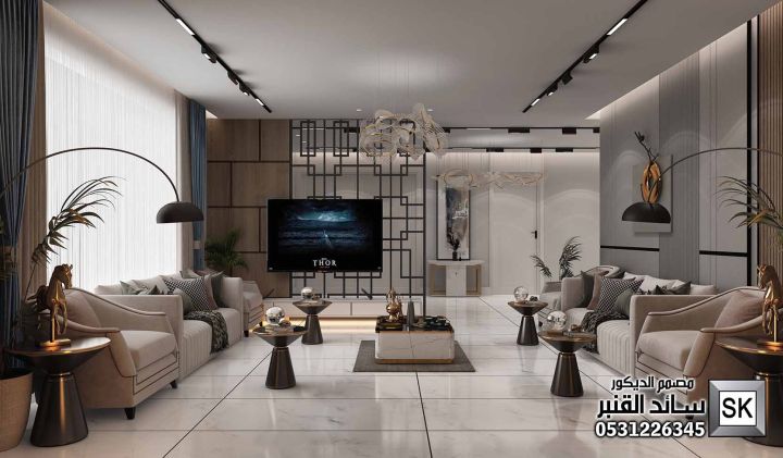 صالة دور أرضي فاخر في الرياض 8