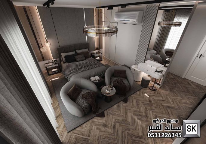 تصميم غرف نوم  ماستر فخمة في السعودية 4
