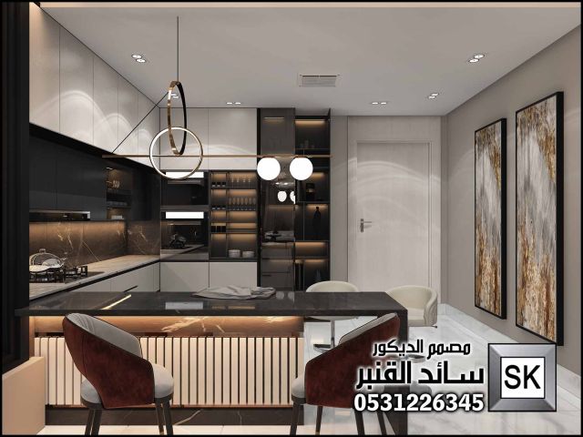 تصميم ديكور صالة دور أرضي في السعودية 3