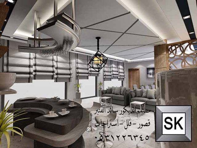 تصميم ديكور داخلي قبو ترفيهي في الرياض 3