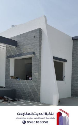تنفيذ ملاحق خارجية ومجالس اسمنت بورد بالرياض بأعلى جودة 5