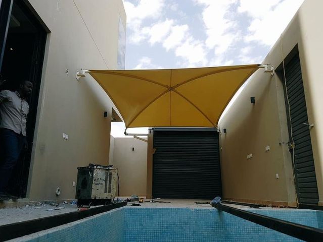  تركيب مظلات حديد ثقيل مع ضمان طويل 4