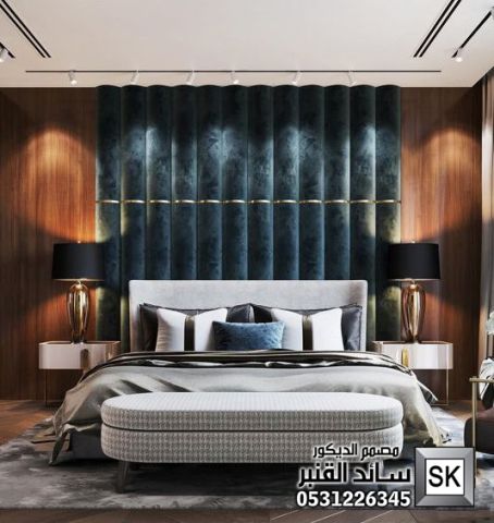 تصميم و تشطيب ديكور غرف نوم رئيسية في الرياض
