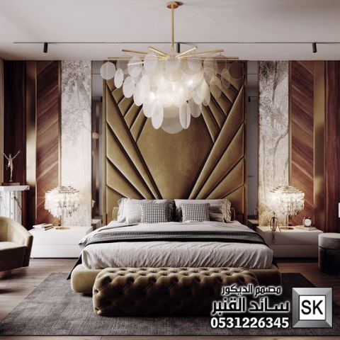 تصميم و تشطيب ديكور غرف نوم رئيسية في الرياض 3