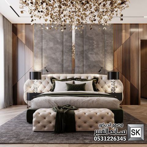تصميم و تشطيب ديكور غرف نوم رئيسية في الرياض 7