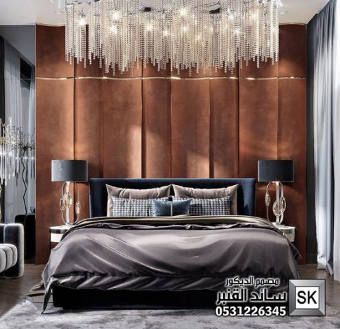 تصميم و تشطيب ديكور غرف نوم رئيسية في الرياض 9