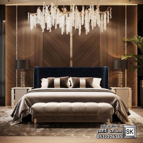 تصميم و تشطيب ديكور غرف نوم رئيسية في الرياض 10