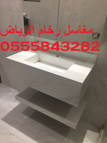  مغاسل رخام , ديكورات مغاسل حمامات جديدة