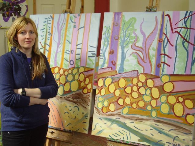 لوحة فنية أصلية فن معاصر 2