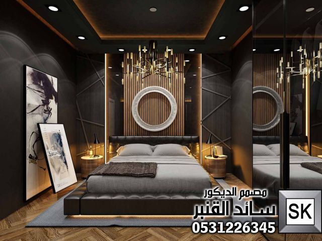 تصميم غرفة ماستر فندقية فخمة في الرياض 3