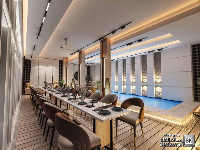 تصميم و تشطيب مسبح و قبو ترفيهي في الرياض