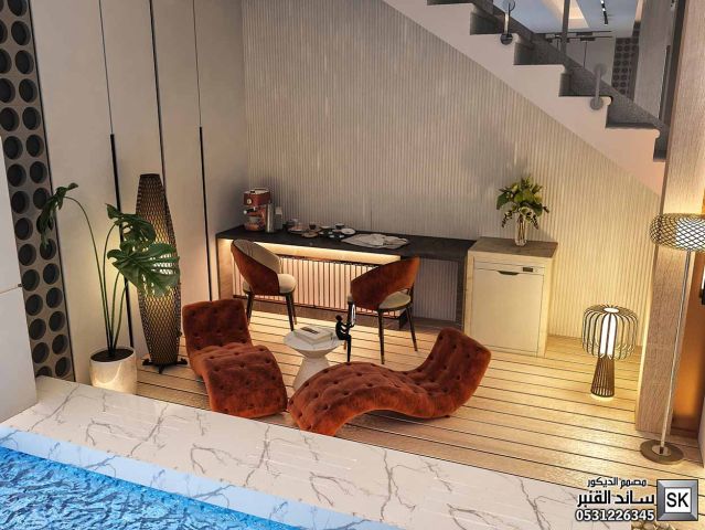 تصميم و تشطيب مسبح و قبو ترفيهي في الرياض 10