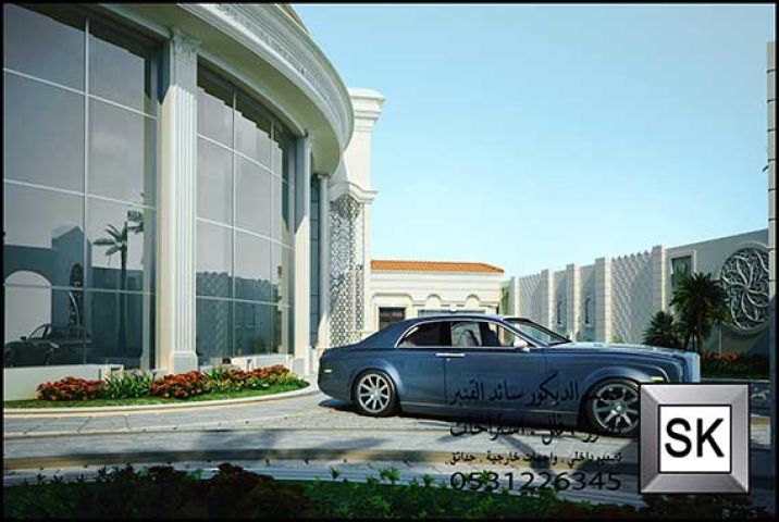 تصميم و تشطيب واجهة فلل و قصور في الدمام 10