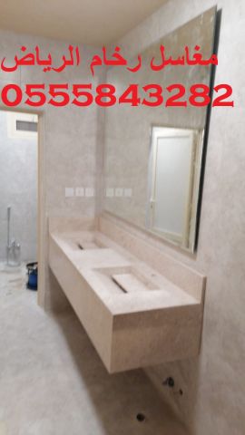  مغاسل رخام , ديكورات مغاسل حمامات جديدة 8