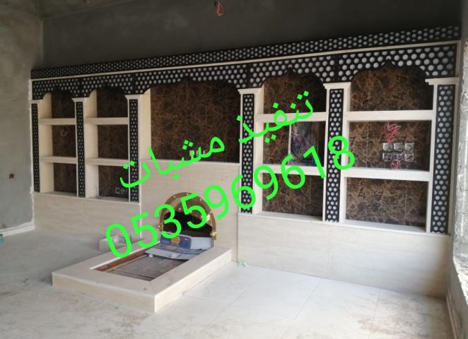  مشبات جبص مشب تراثية مجالس طين 7