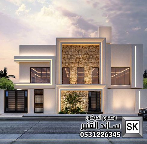 واجهة فلل و قصور فخمة في جدة 2026 6