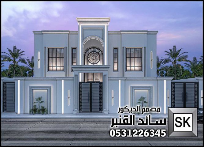 تصميم و تشطيب واجهة فلل و قصور و عماير في السعودية 10