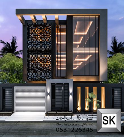 أحدث واجهات الفلل 2026 في السعودية 2