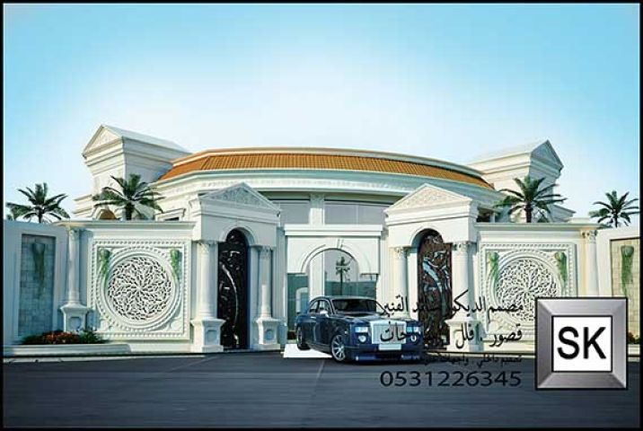 مصمم واجهات قصور فخمة في الرياض 8