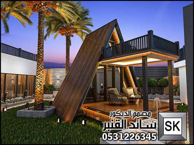 تصميم لاندسكيب مزارع و شاليهات في القصيم