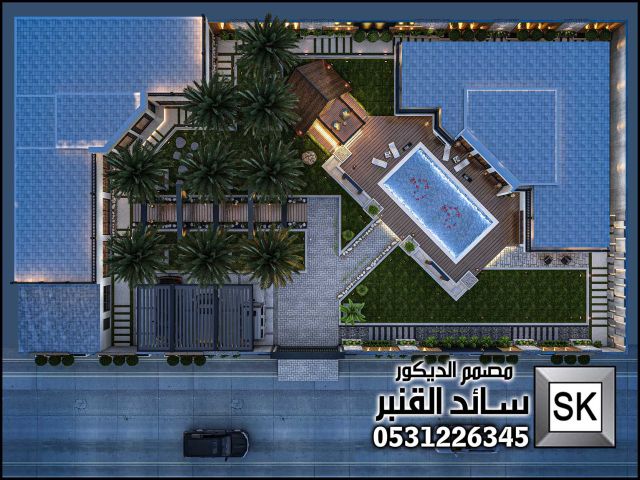 تصميم لاندسكيب مزارع و شاليهات في القصيم 5