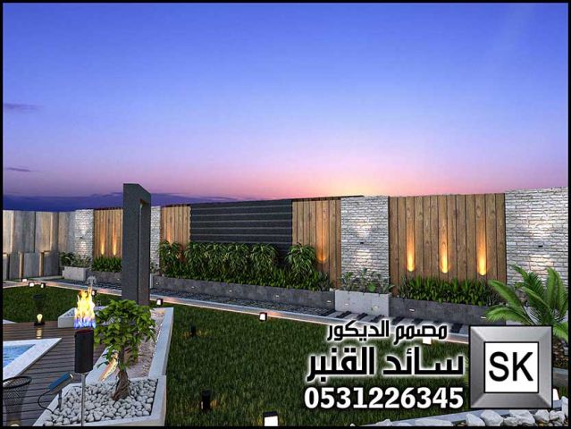 تصميم لاندسكيب مزارع و شاليهات في القصيم 9