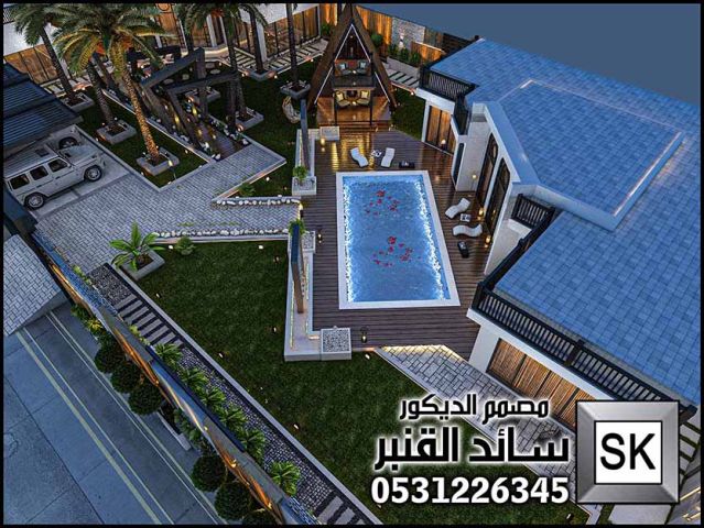 تصميم لاندسكيب مزارع و شاليهات في القصيم 10