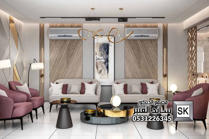 تصميم و تشطيب مجالس نساء فخمة في الرياض 4